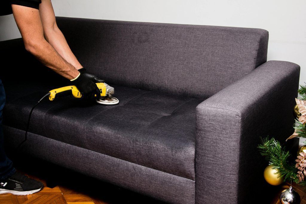 Commercial upholstery cleaning in a San Francisco office