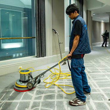 carpet cleaning process