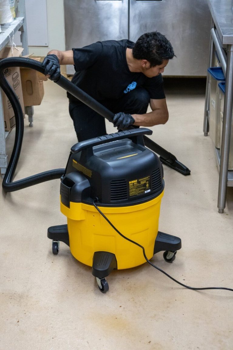 Man Cleaning floor